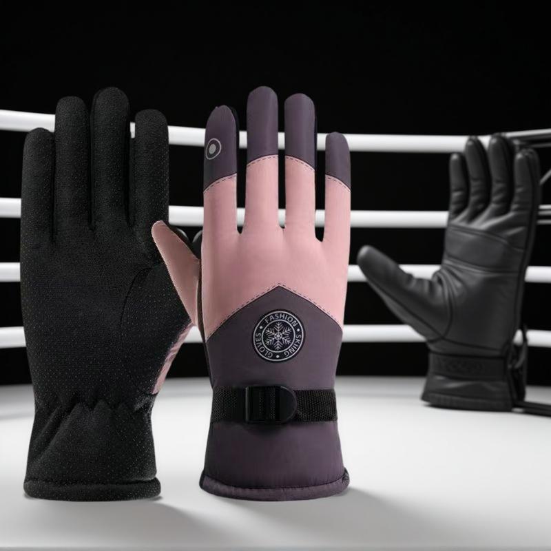 冬ユニセックススノーボードスキーグローブノンスリップ防水オー - Ski Glove Waterproof のレビューと価格