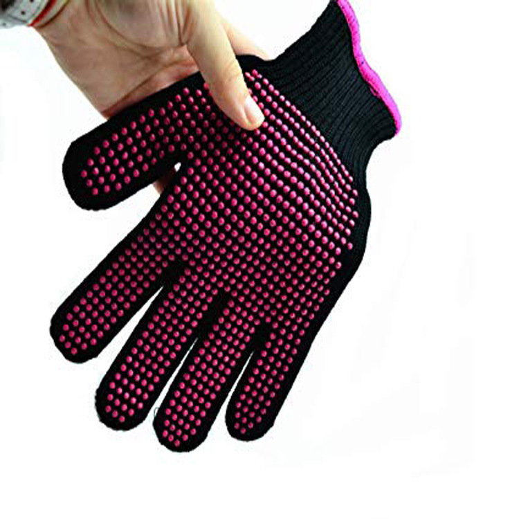 耐熱ヘアスタイリンググローブ サロンでのパーマ、カール、スト - Heat Resistant Glove のレビューと価格