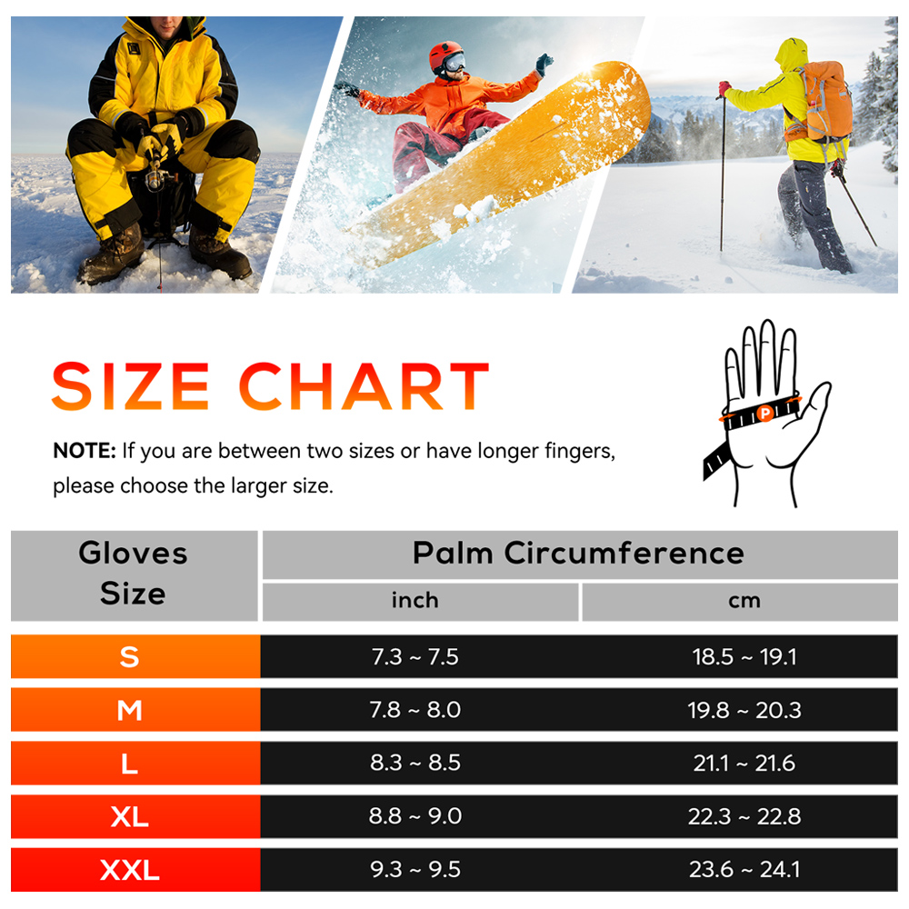 2023年 スキーグローブ 防水仕様 冬用 アウトドアスポー - Ski Glove Waterproof のレビューと価格