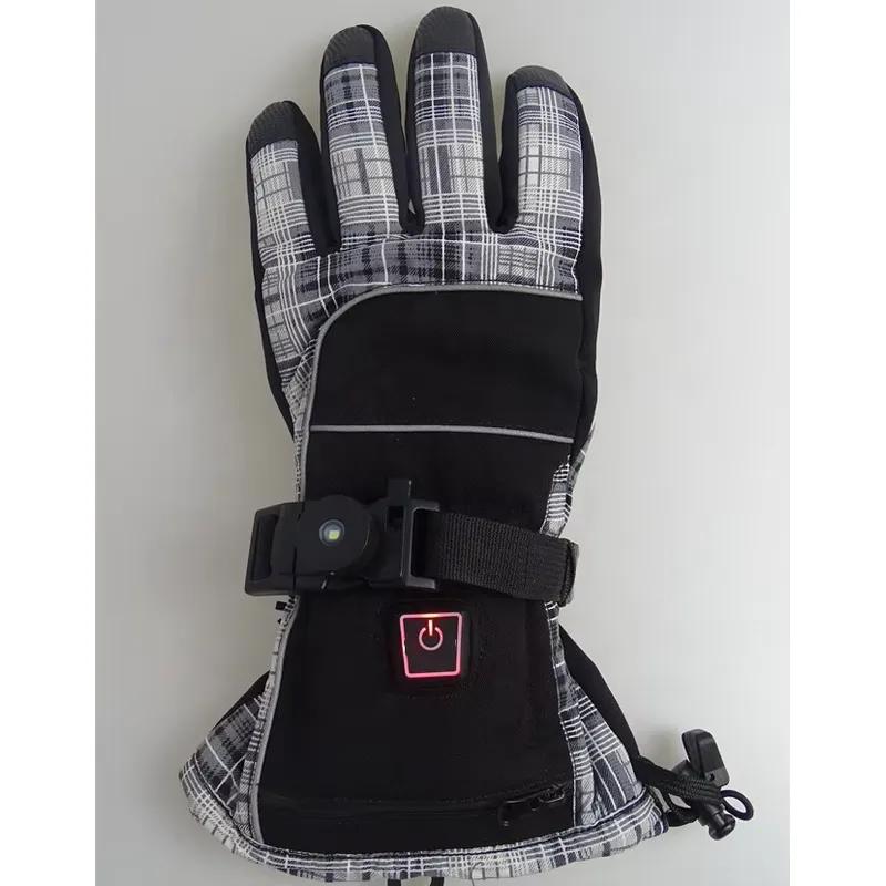 新デザインバッテリー加熱式防水防寒アウトドアウィンタースキー - Ski Glove Waterproof のレビューと価格