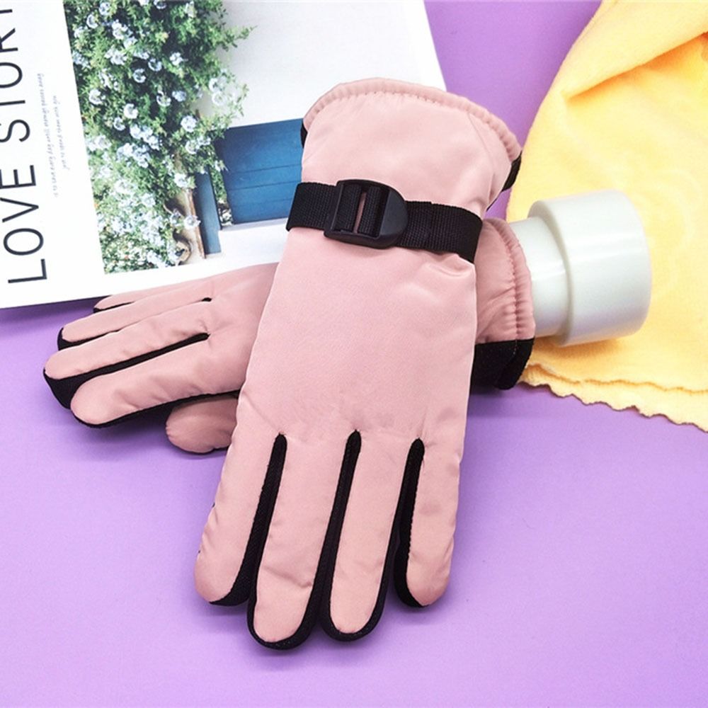 新しいファッション防風スキーグローブ防水ノンスリップ子供用手 - Ski Glove Waterproof のレビューと価格