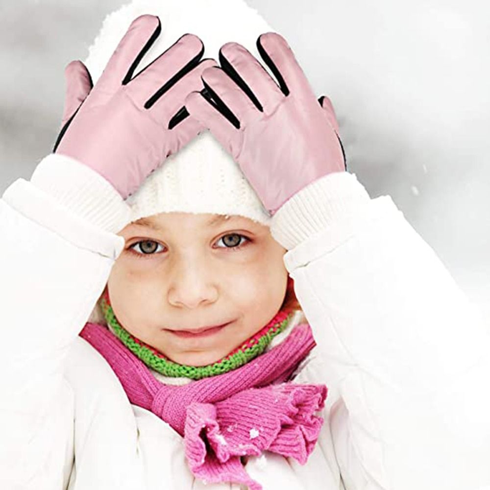 新しいファッション防風スキーグローブ防水ノンスリップ子供用手 - Ski Glove Waterproof のレビューと価格